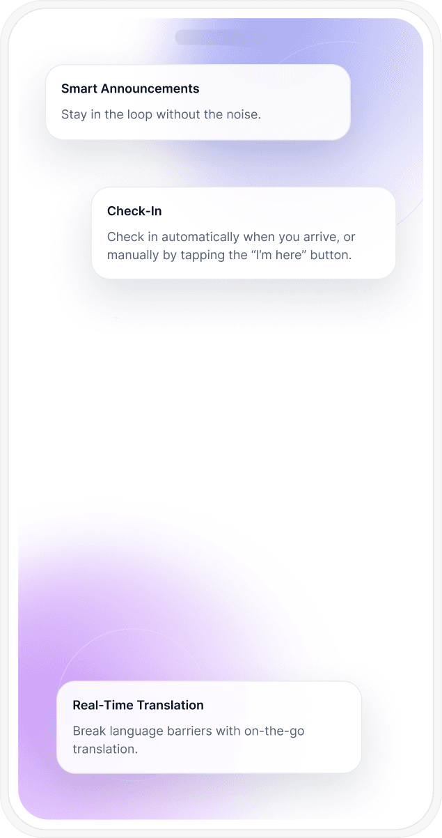 GeoBubble mobile app interface showing nearby location bubbles